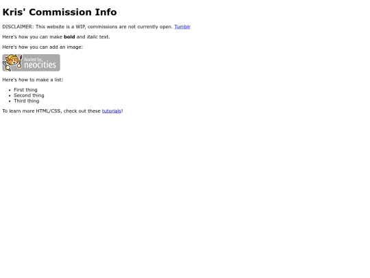 index screenshot