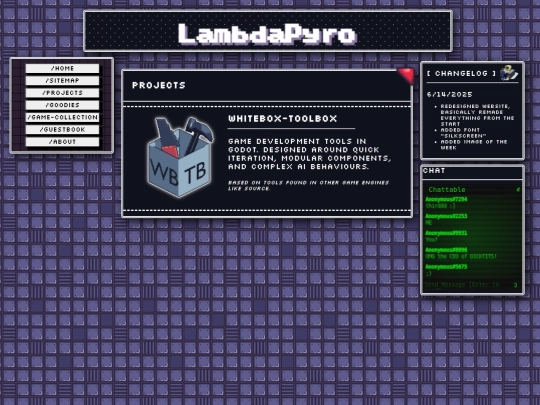 projects screenshot