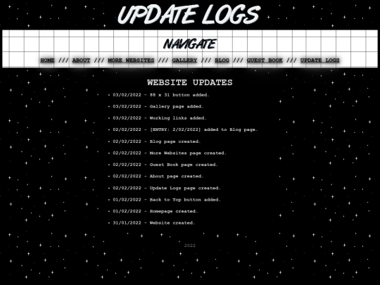 updatelogs screenshot