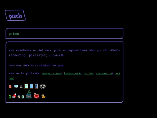 art/pixels screenshot