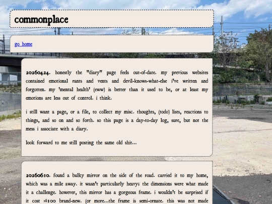 cont/commonplace screenshot