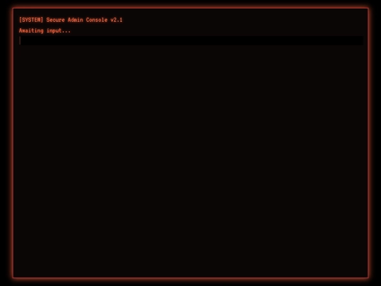 admin screenshot