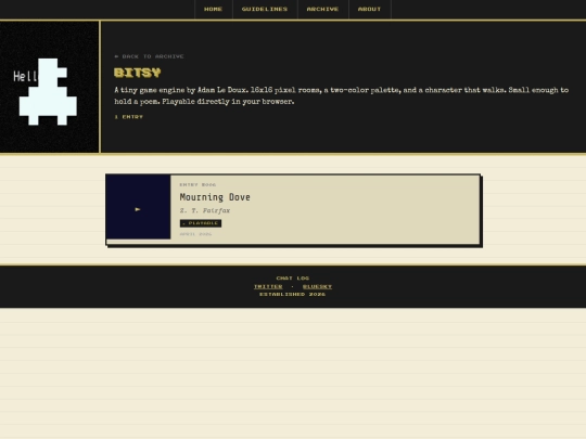 bitsy screenshot