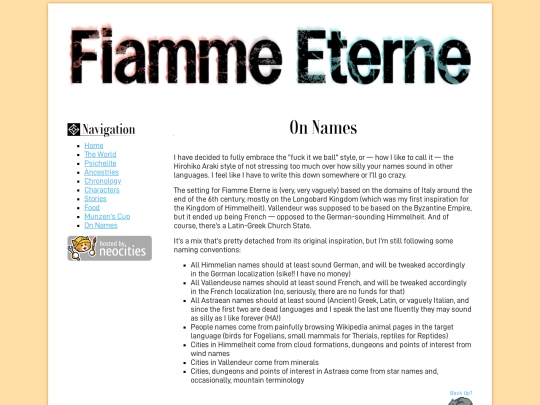 naming screenshot