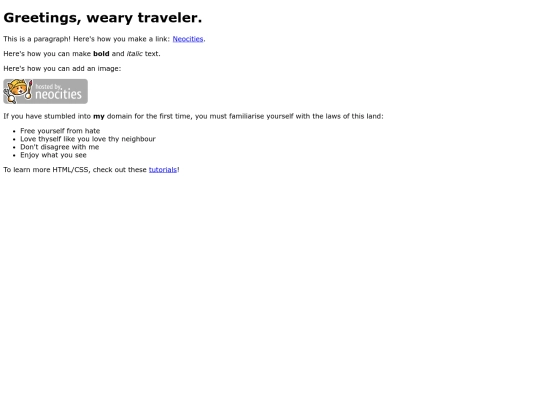 index screenshot