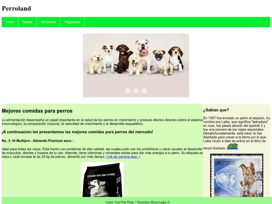 proyectofinal/alimento screenshot
