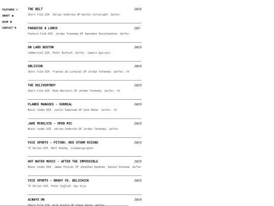index screenshot