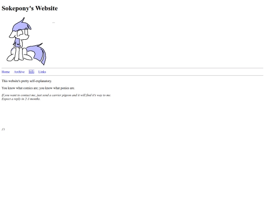 info screenshot