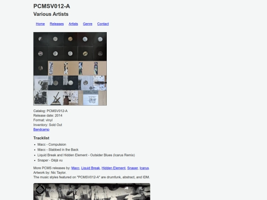 releases/PCMSV012-A screenshot