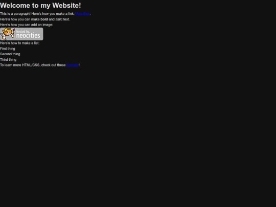 blankwebsitetestforcss screenshot