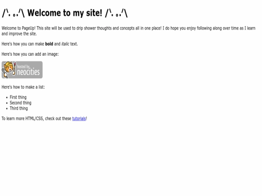 index screenshot