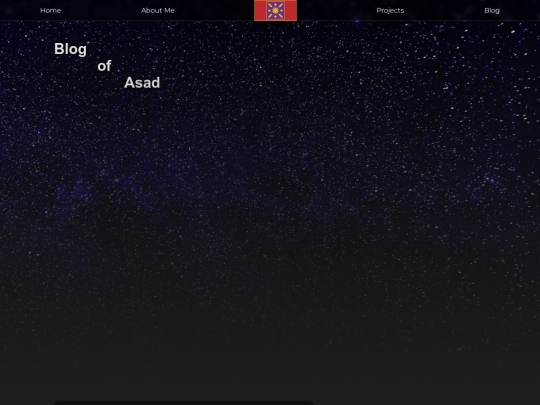 Blog screenshot