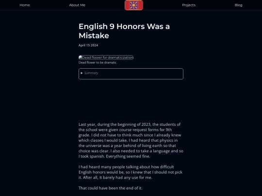 Blogs/Descisions screenshot