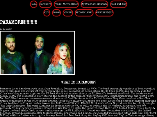 Paramore screenshot