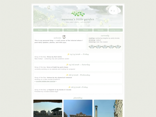 blog screenshot