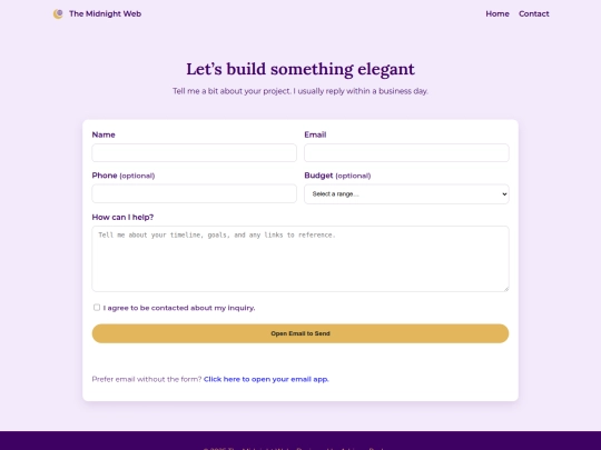 contact screenshot
