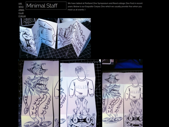 zines screenshot