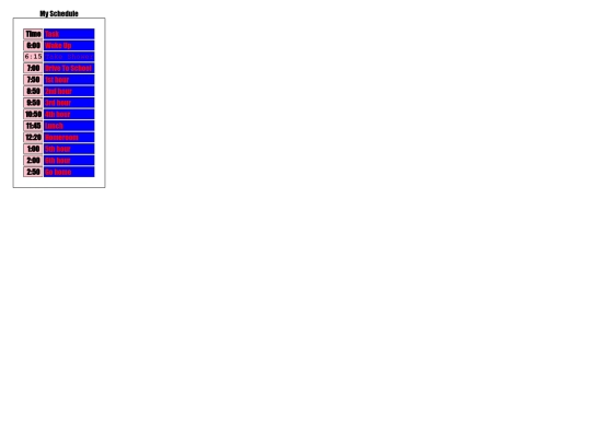 stylish-schedule screenshot