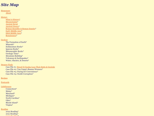 sitemap screenshot