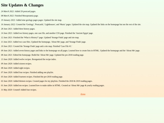 updates screenshot