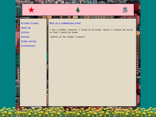 commonplace screenshot