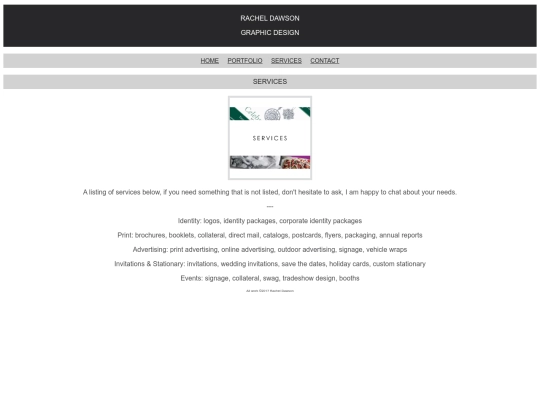 services screenshot