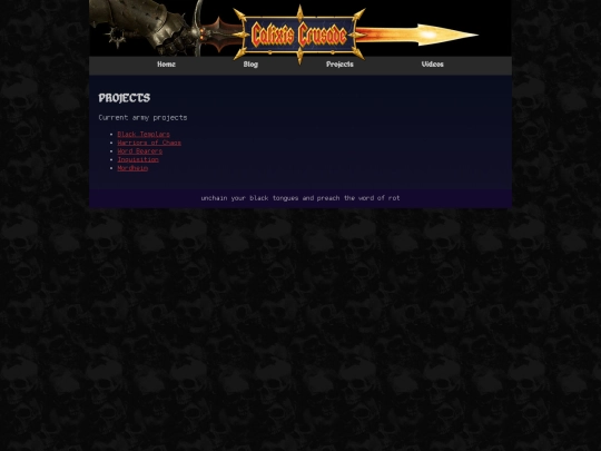 projects screenshot