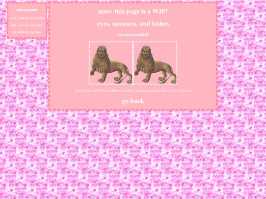 pages/makeupandfashion/eyelashes screenshot