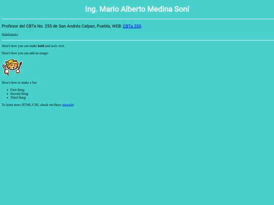 index screenshot