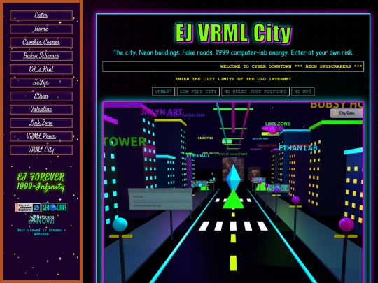 vrml-city screenshot