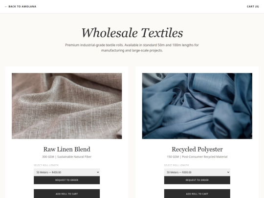 textile screenshot