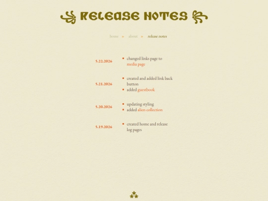 about/release-notes screenshot