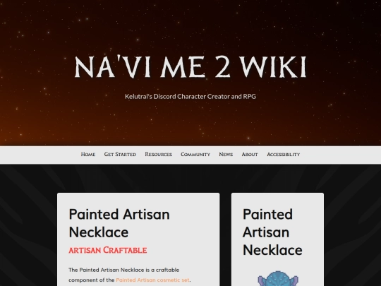 navi-me/painted-artisan-set/painted-artisan-necklace screenshot
