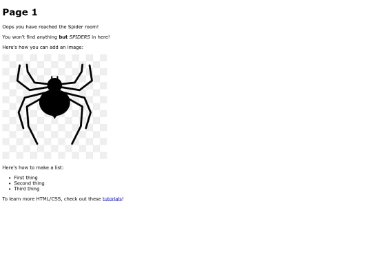 Page1 screenshot