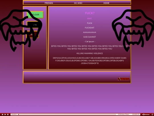 CREATURE/bullshit screenshot