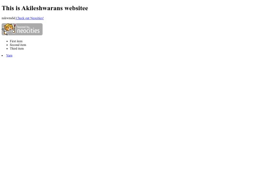 index screenshot