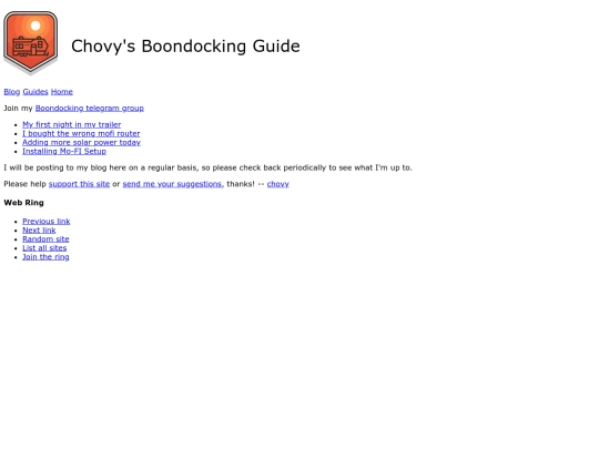 blog screenshot