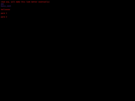 the hub screenshot