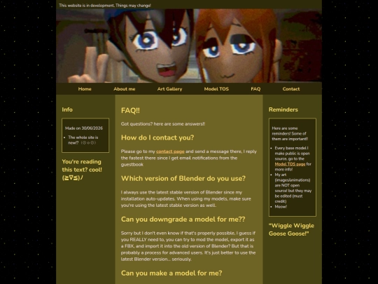 faq screenshot