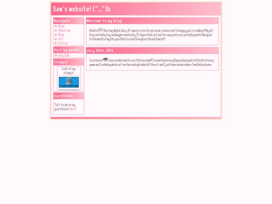 blog screenshot