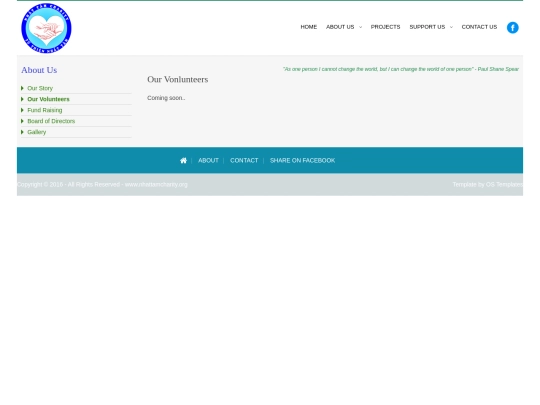 pages/our-volunteers screenshot