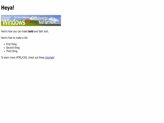 index screenshot