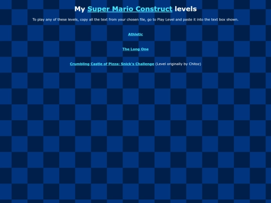 mariolevels screenshot