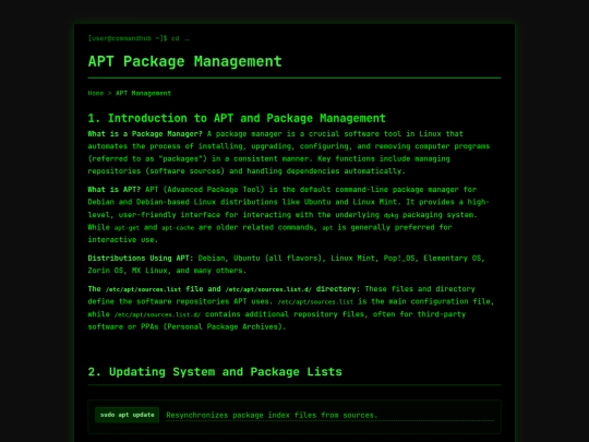 apt screenshot