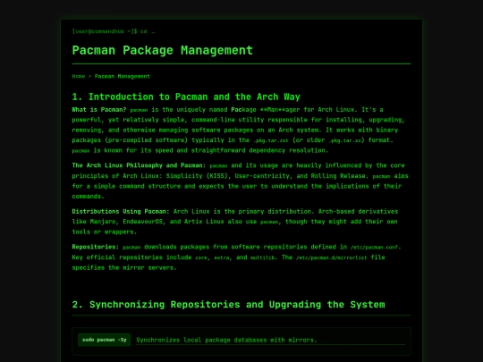 pacman screenshot