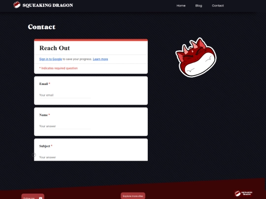 contact screenshot