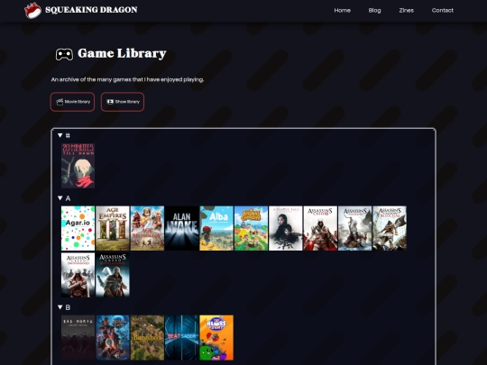mediaLibrary/gameShelf screenshot