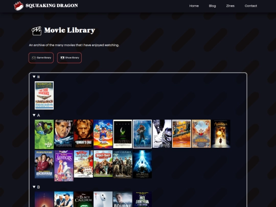 mediaLibrary/movieShelf screenshot