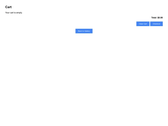 cart screenshot