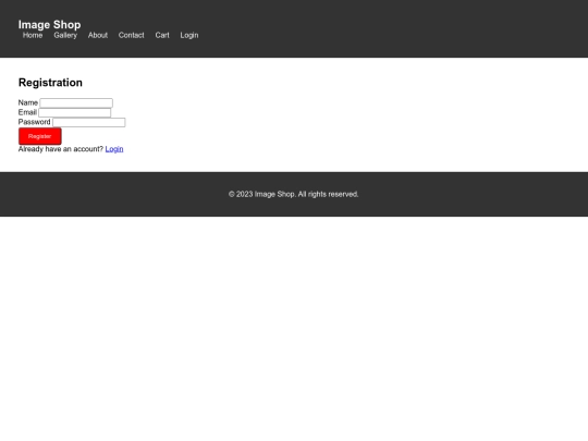 registration screenshot